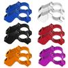 2 Pcs Universal Motorcycle Bike ATV Rear View Mirror Bracket Mount Adapter Holder Clamp Screw CNC Aluminum 22mm 7/8" Handlebar