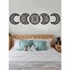 Crescent Moon Wall Art Set Rustproof Islamic Metal Wall Hangings