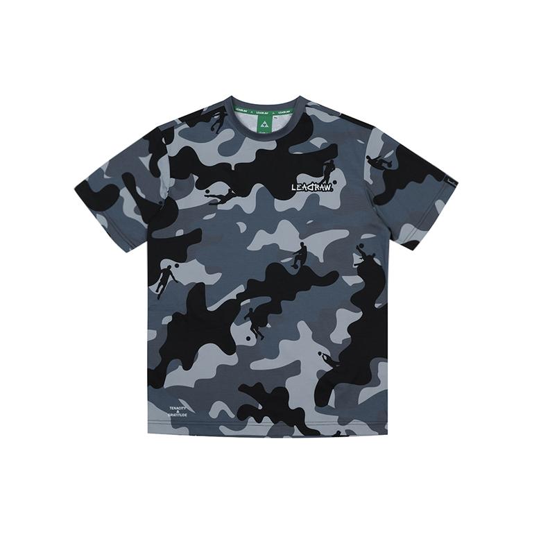 Readro Soccer Camouflage T-Shirts _ Gray 95