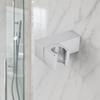 Square Shower Head Holder Wall Mount Shower Bracket Sturdy Handheld Shower Holder  Hotel Bathroom