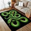 Multiple sizes Green snakes intertwined Carpet for Living Room Bedroom Sofa Home Decor Rus Non-slip Floor Mat Luxury Gift