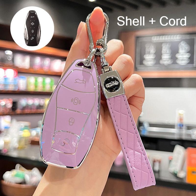 4 Buttons Protection Shell Car Remote Key Case Cover for FAW Hongqi H5