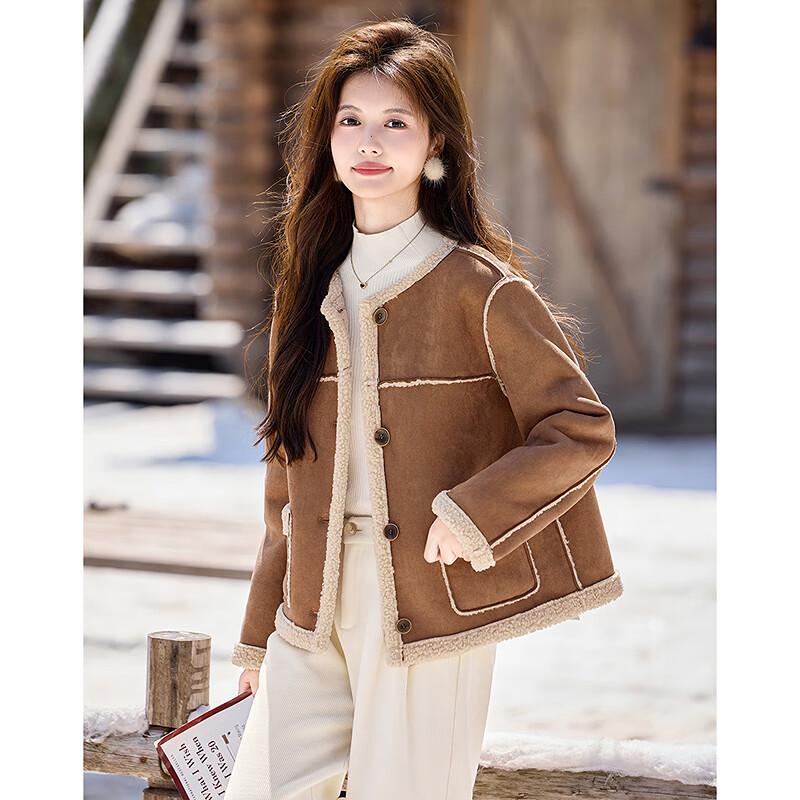 

Элегантная женская куртка с длинным рукавом L