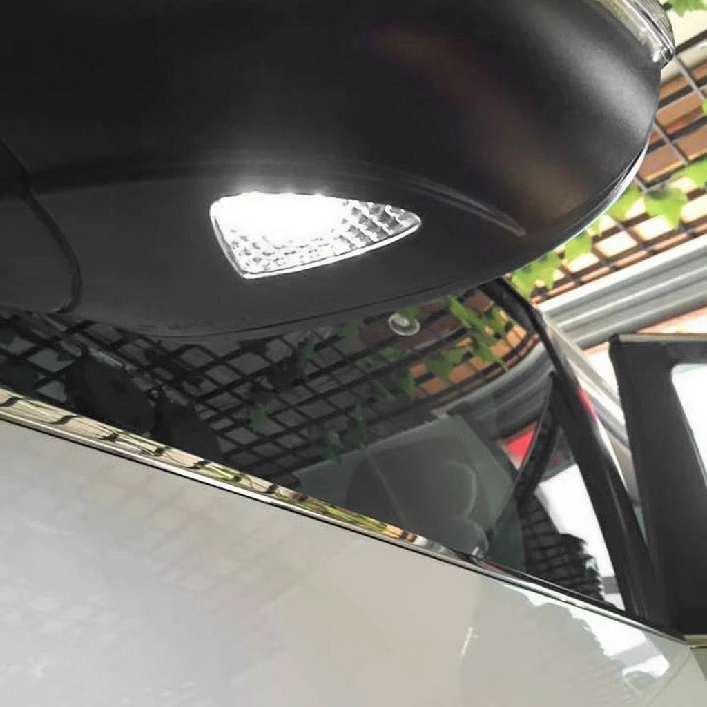 2x LED Side Under Mirror Puddle Light For VW Passat B7 CC Scirocco III Jetta Eos