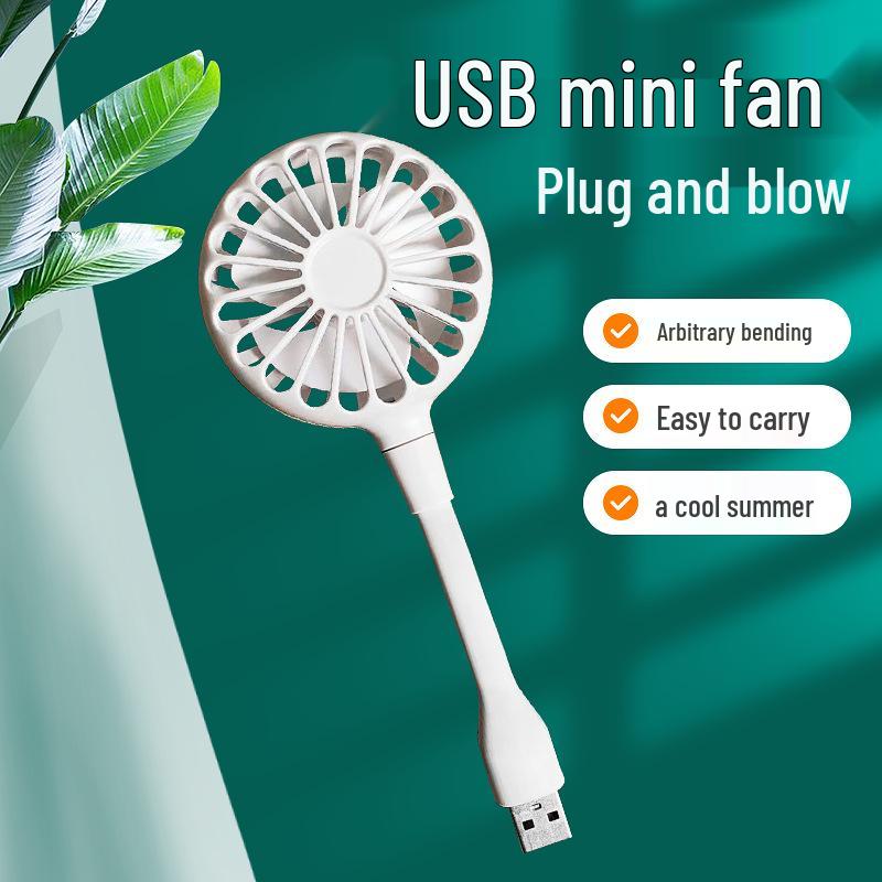 Portable USB Rechargeable Mini Desktop & Handheld Fan