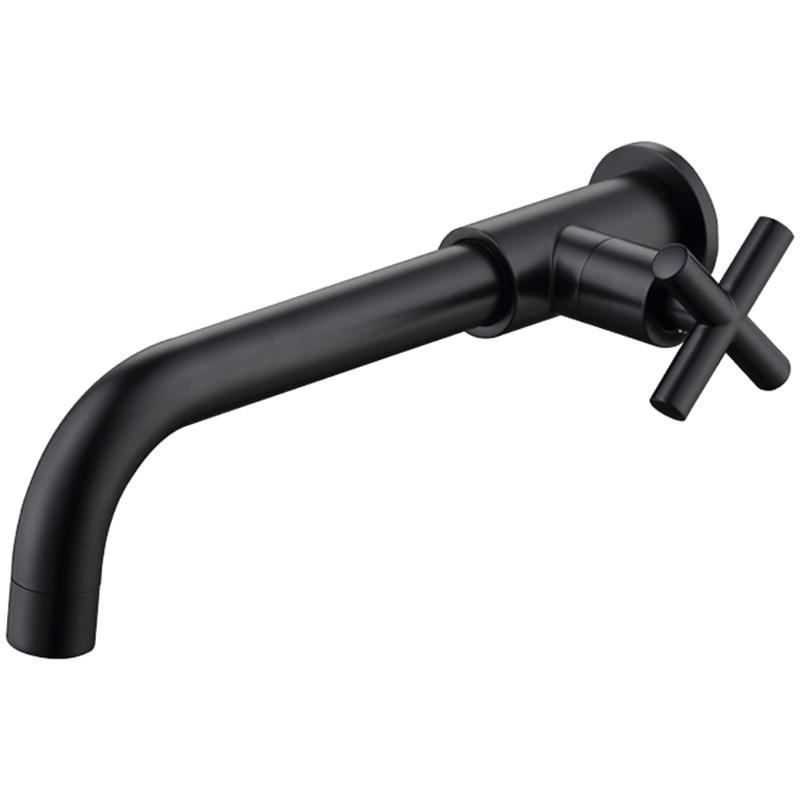

Multipurpose Single Handle Wall Faucet Brass Construction Accessory Cold Water Bathroom Sink Tap Chromes Options 1
