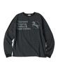 Eontaiteulseoul Unicorn Small Stripe Henley Neck Long Sleeve Black