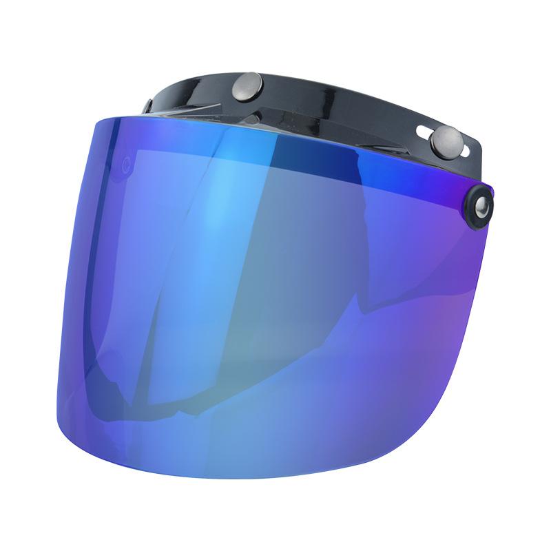 New Three-button flip-up motorcycle helmet visor Motorcycle Supplies