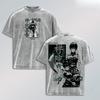 Zenin Maki Jujutsu Kaisen T-shirt Anime Gothic Washed Y2k T Shirt Men's Unisex Clothing Summer Short Sleeve Cotton Tees Tops