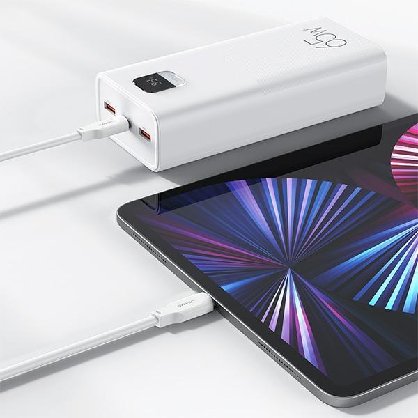 Usams Powerbank Pb68 30000Mah For Phones 65W Pd Qc3.0 With 100W Usb-C Cable