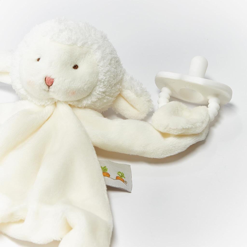 Bunnies By The Bay Official Japanese Distributor Pacifier included Cuddly stuffed animal for newborns, birth gift, rattle, rattle, sleep, weaning,