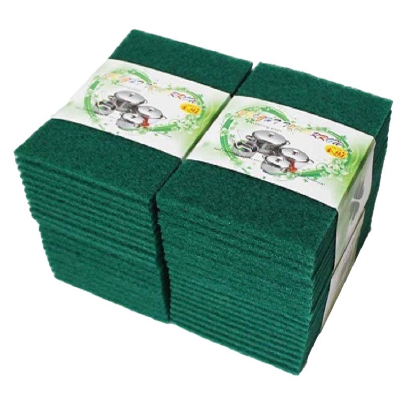 Scratch-Free Cleaning Pads 10 Pcs Grit-Free for Non-Stick Pans Use Practical Kitchen Helper