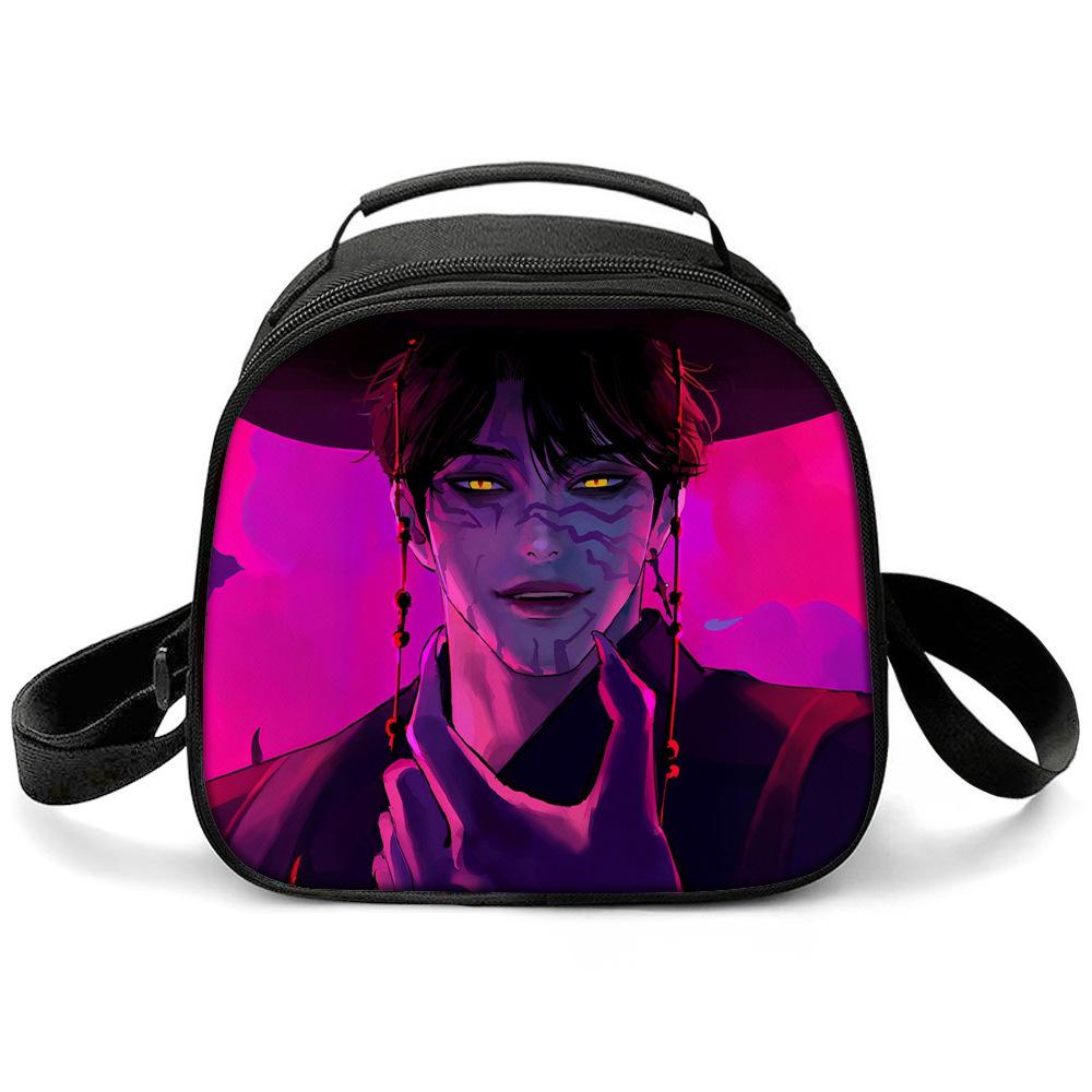 KPOP Witch Hunters Printed Cartoon Student Warm Lunch Bag Messenger Bag