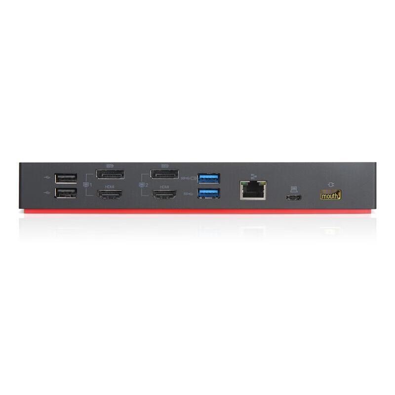 Lenovo ThinkPad 40AF0135CN Dual-Interface USB-C USB-A Docking Station