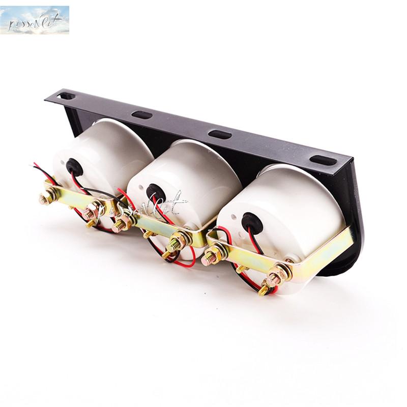 52mm Triple kit Oil Temp Gauge Water Temp Gauge Temperature Oil Pressure Gauge Sensor 3in1 Car Meter Auto Gauge Instruments