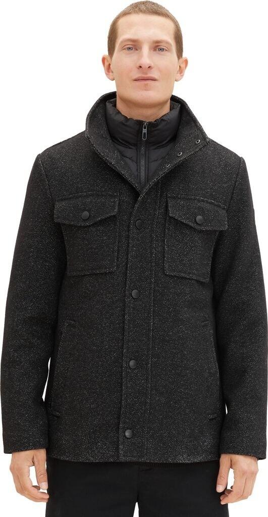 Пальто Tom Tailor 1037345 2 в 1 Wollmantel integrierter Innenjacke snow Wool Structure