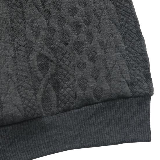 Fall Winter Sweatshirt Twisted Texture Turn-down Collar Pleathed Pocket Long Sleeves Loose Thick Pure Color Elastic Cuff Daily Wear Casual Top