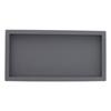 Shatterproof Silicone Storage Tray Non Slip Marbling Black Soap Dispenser Tray Easy Clean Grey Bathroom Tray Sink Vanity