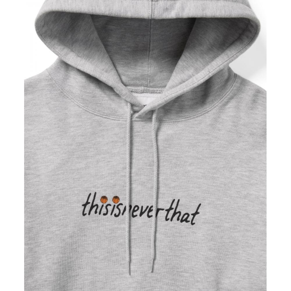 Thisisneverthat Dunk Hoop Hoodie Heather Grey