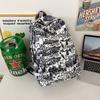 Schulrucksack Graffiti männlicher College-Student hohe Kapazität High School Mittelstufe Schüler Trendmarke Harajuku Trend Rucksack weiblich Ins Cool