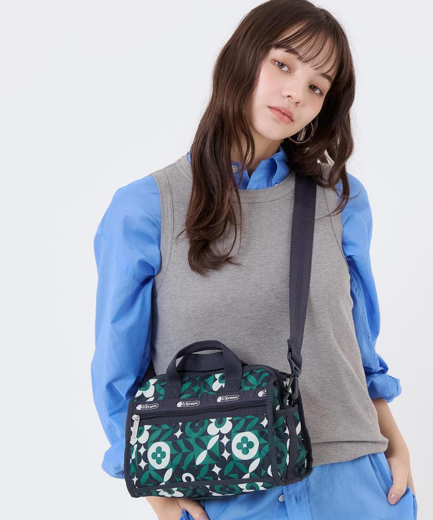 MINI DUFFEL CROSSBODY 1594 Botanic Tile [LeSportsac] [Official] / /