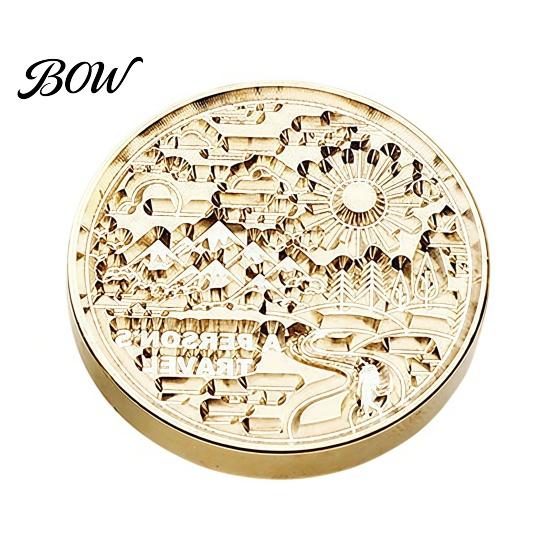 Wedding Invitation Stamp Brass Wax Seal Heads, Alphabet Christmas Embossed Sealing Artistic Relief Head for Envelope Gift Wrapping Journal Scrapbook