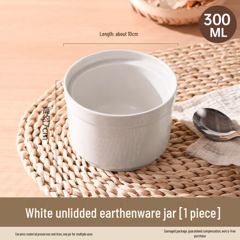 Individual Ceramic Steamer Stew Pot