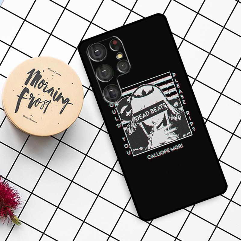 Mori Calliope Hololive Case For Samsung Galaxy S25 Ultra S20 S21 S22 S23 S24 Ultra S9 S10 Plus S25 FE Phone Cover