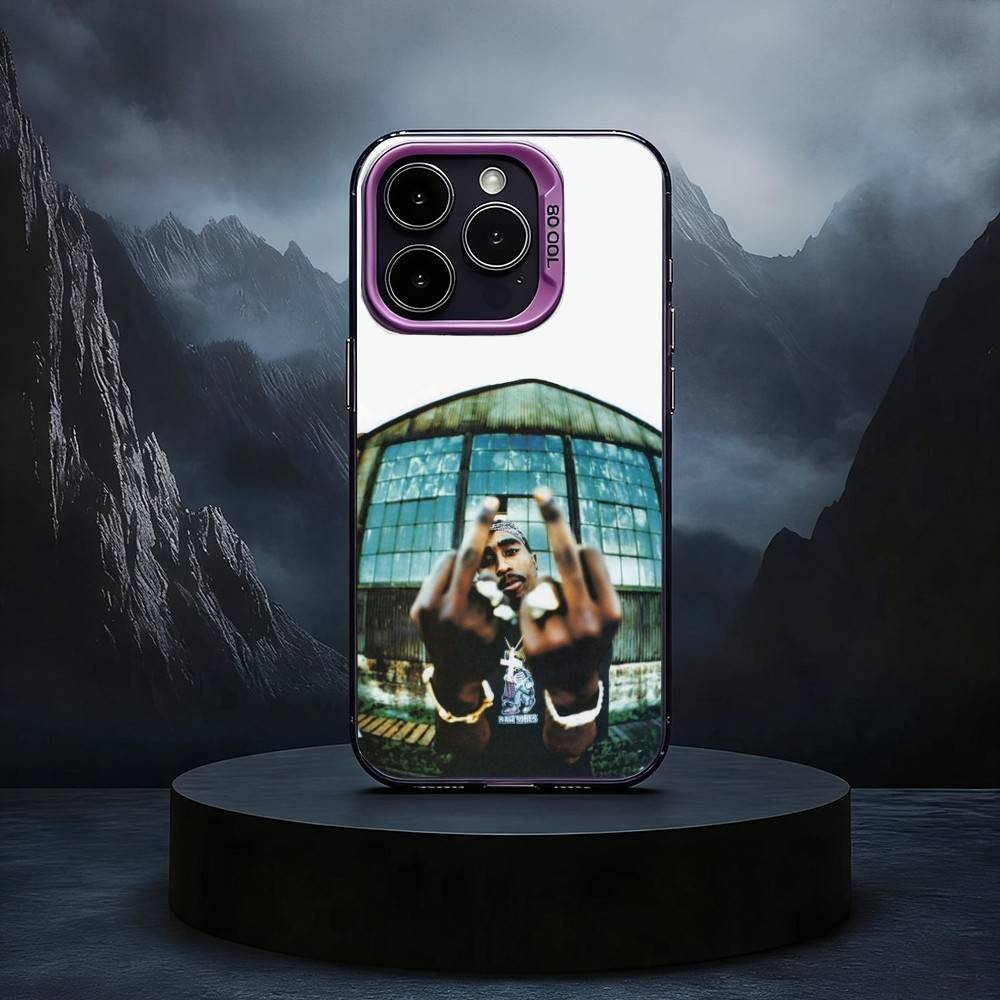 

Rapper 2Pac Singer Phone Case For iPhone17,16,15,14,13,12,11 Plus,Pro Max Black Candy silver phone case iPhoneXSMAX