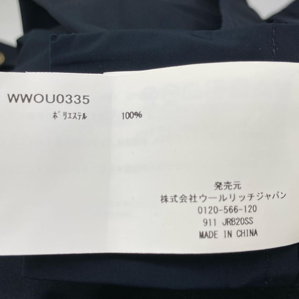 Woolrich Black Polyester Women's Anorak Jacket XS blackUsed