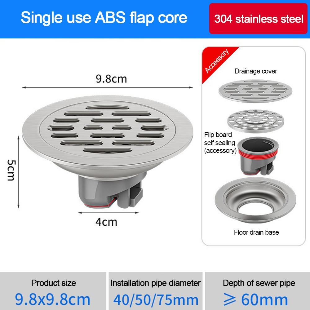 With Grid Grate Cover Sink Strainer Sewer Drain Filter  Bathroom Washing Machine Accessories