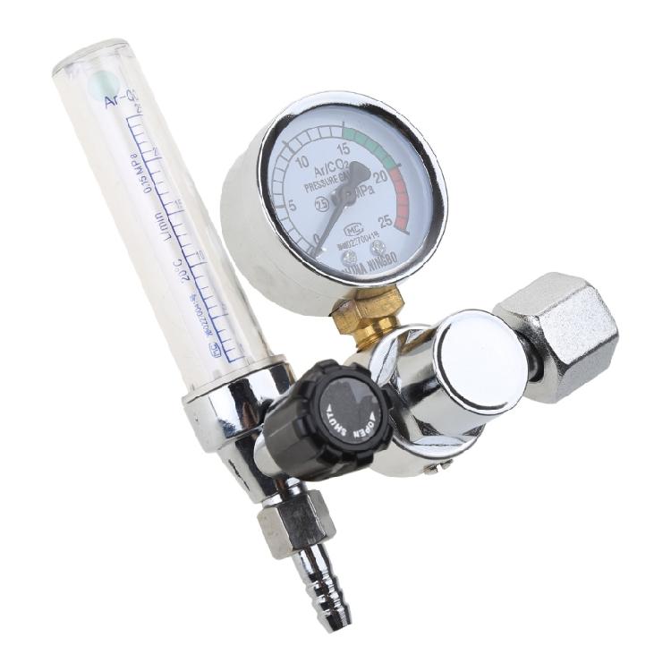 Compact Argon Regulator 0-25MPa Argon Flow Meter Pressure Regulator Gauge