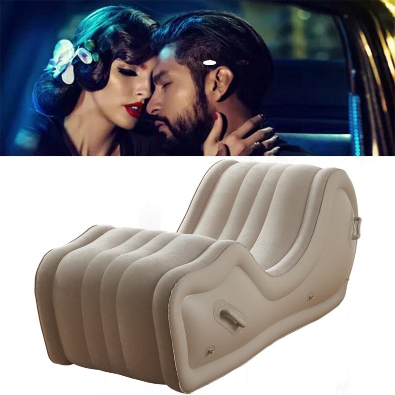 Couple Games Inflatable Sex Sofa Bed Chaise Living Room Furnitures for Tantra Sofa Air Rocking Seat  Toys Love Chair Sextoys