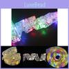 Vibrant Led Christmas Ribbon Lights In Gold And Silver For Festive Holiday Decorating