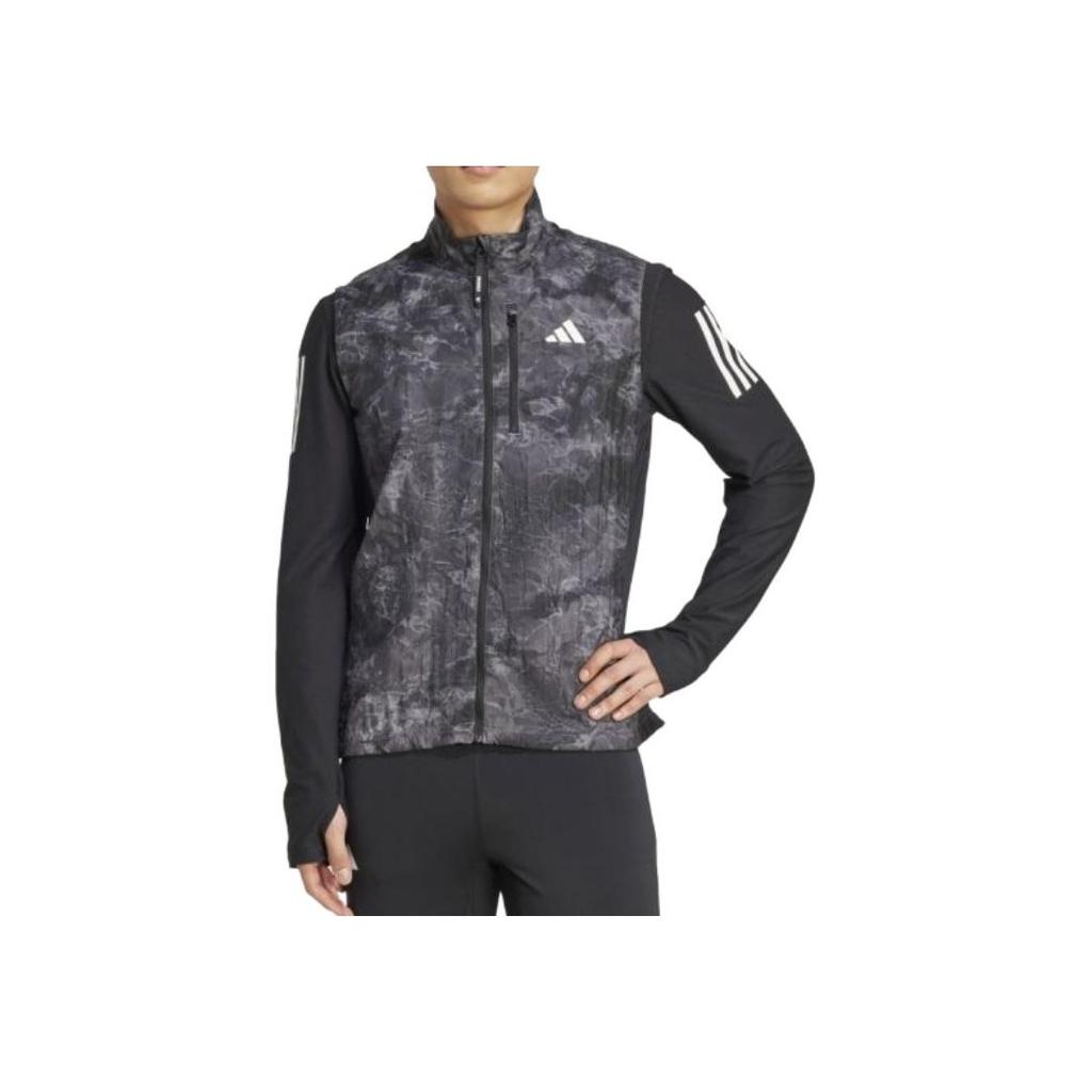 Adidas Otr Spray Dye Stand Collar Zipper Quick Dry Breathable Vest Men Vests JN9684