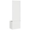 Garden Privacy Screen Canvas White 50 X 32 X 150 Cm