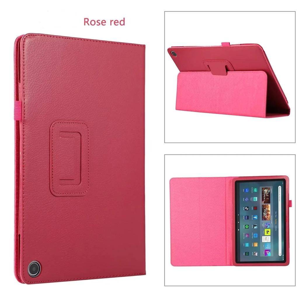 Standhülle für Amazon Fire Max 11 HD10 2023 HD8 7 2022 Schlanke Klapphülle Stoßfeste Bunte Luxus-PU-Leder-Tablet-Schale