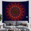Psychedelic Mandala Tapestry With Vibrant Colors And Intricate Patterns, Perfect For Adding A Trippy And Bohemian Touch To Any