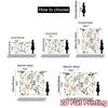 2pcs,Curtains Christmas Candy Cane Holly Botanical (3) Chic Curtains&Drapes Semi-Sheer Curtains Room Decor Perfect for Living