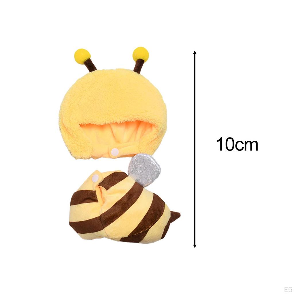 Adorable Doll Clothing Set with Detachable Headwear