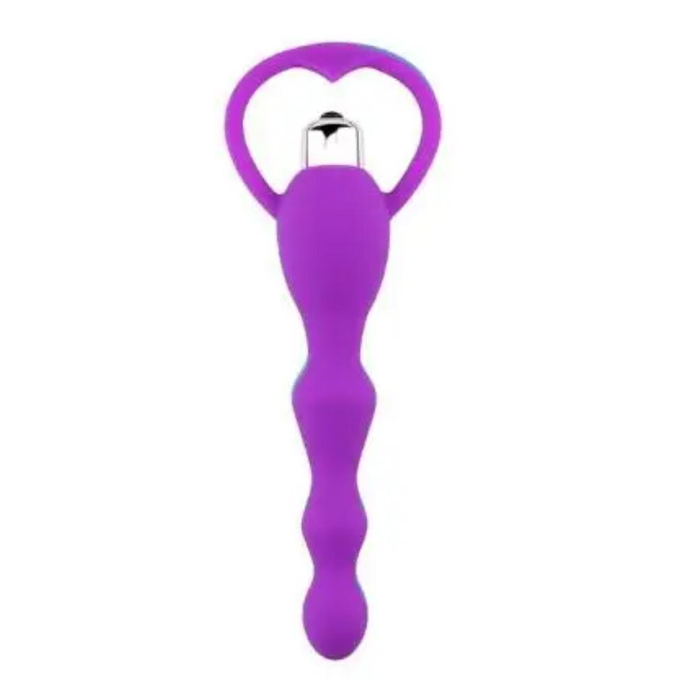Vibrating Anal Plug Prostate Massage Soft Anal Beads Vibrator Sex Toys For Couples Butt Plug Silicone Adult Products