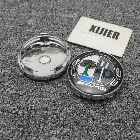 4PCS 60mm Diameter ABS Hub Cover for Mercedes-Benz Cars And SUVs Replacement Wheel Hub Cap