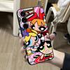 P-Powerpuffs G-Girls Phone Case For Samsung S26 S25 S24 FE S23 S22 S21 Plus S20 Ultra Note20Ultra Black Soft Shell