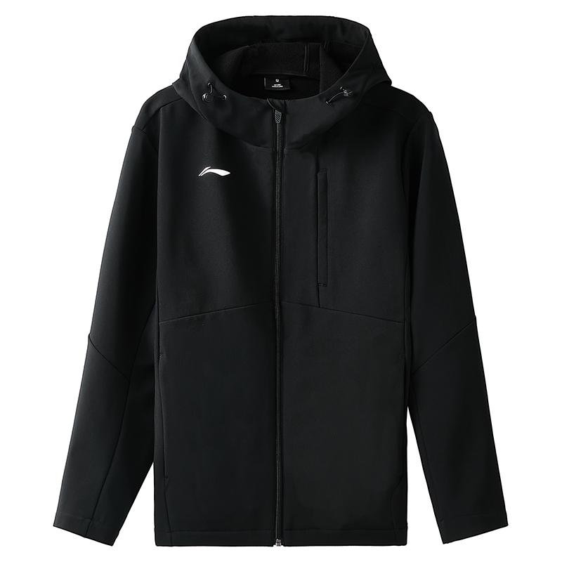Li Ning Brand Logo Loose Windproof Sports Casual Hooded Windbreaker Men Outerwear AFDVJ01-1