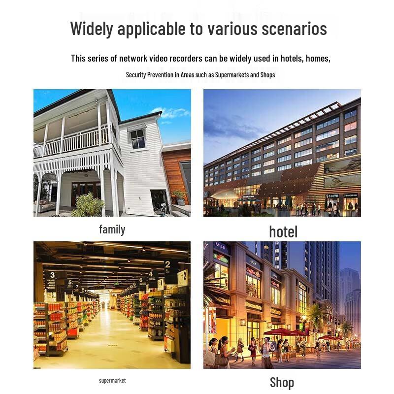 Hikvision 8-Channel 4K PoE NVR CN plug (adapter included)