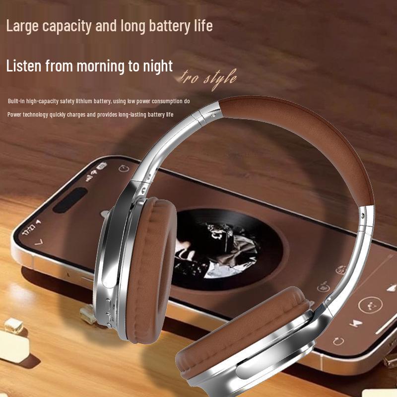 Original VJ901 Wireless Bluetooth 6.0 Retro Over-Ear Headphones, Card/Wired Sports Fashion.