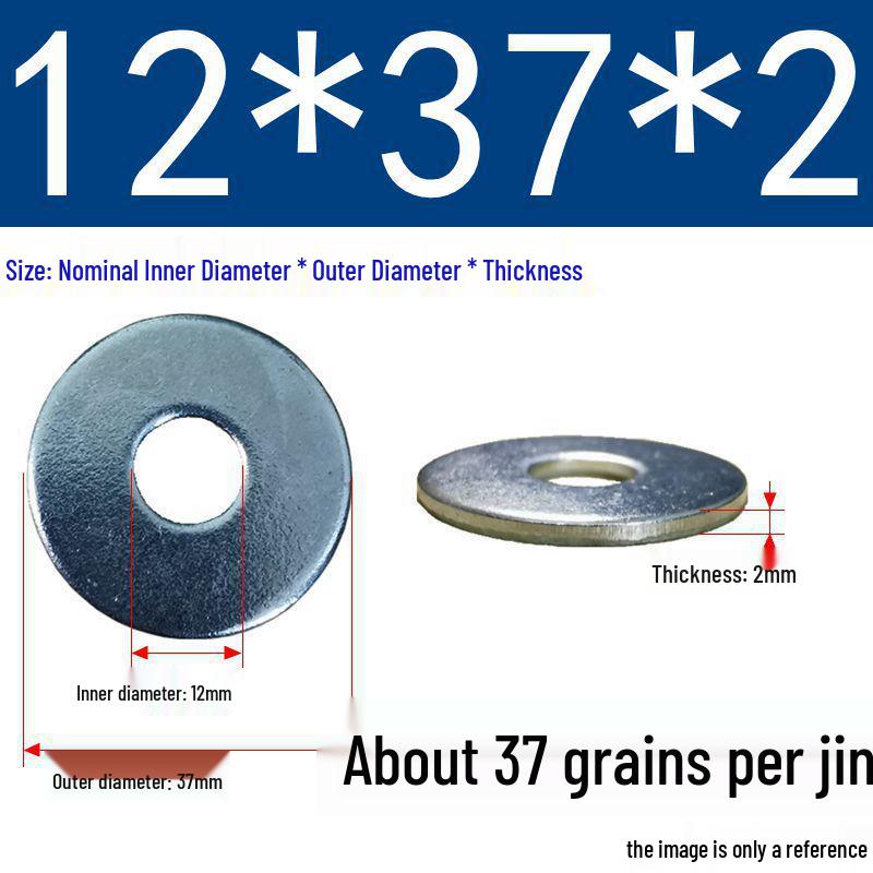 Galvanized Oversized Metal Washers M3-M60