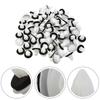 100pcs/set White Door Panel Clips Plastic Bumper Clips Durable Retainer Clips  Car Interior