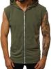 Giacca Cardigan Estiva Sottile da Uomo Senza Maniche con Cappuccio
