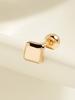 Minimalpiercing 14K Candy Square Piercing Earrings